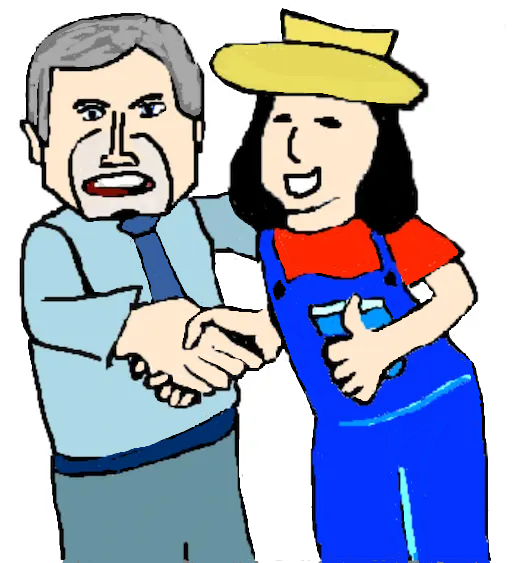 With a Handshake